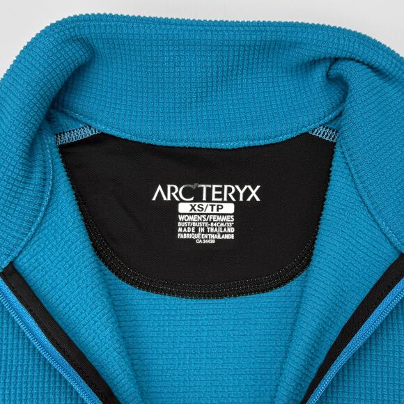 ARC'TERYX Delta Polartec LT Half Zip Women's Fleece Pulloever Size XS Blue - Picture 3 of 5